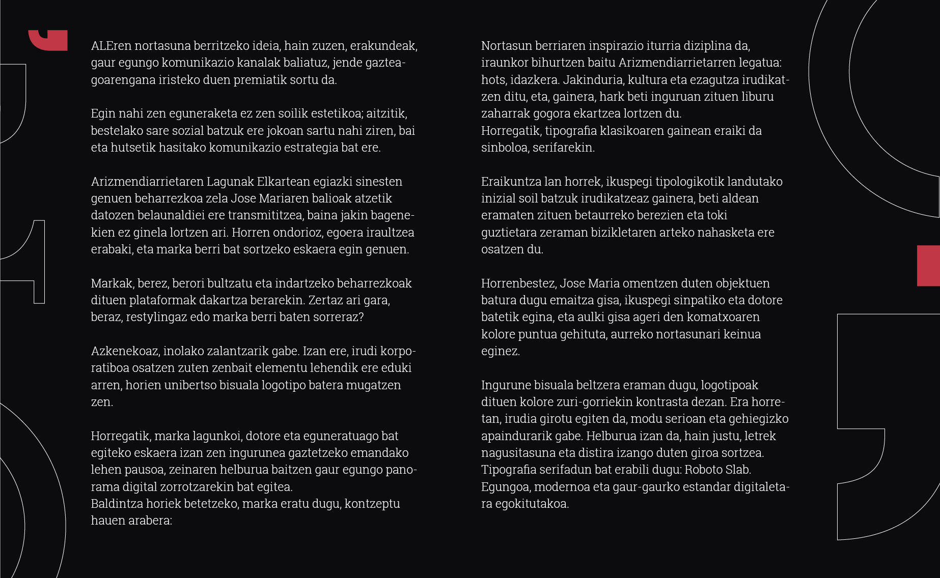 ARIZMENDIARRIETAREN LAGUNAK ELKARTEAREN MARKA BERRIA