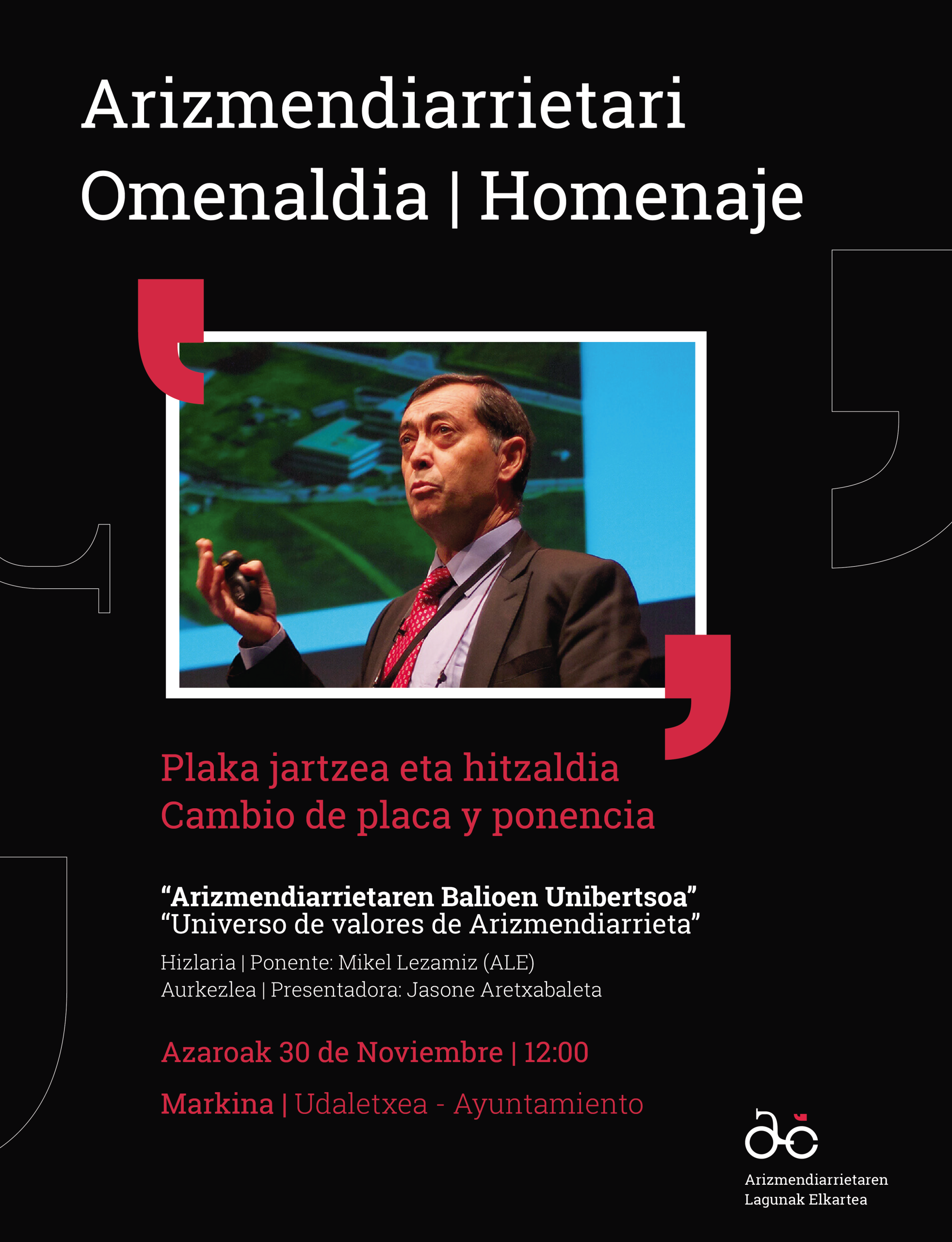 MARKINAK ARIZMENDIARRIETA GORAIPATZEN DU