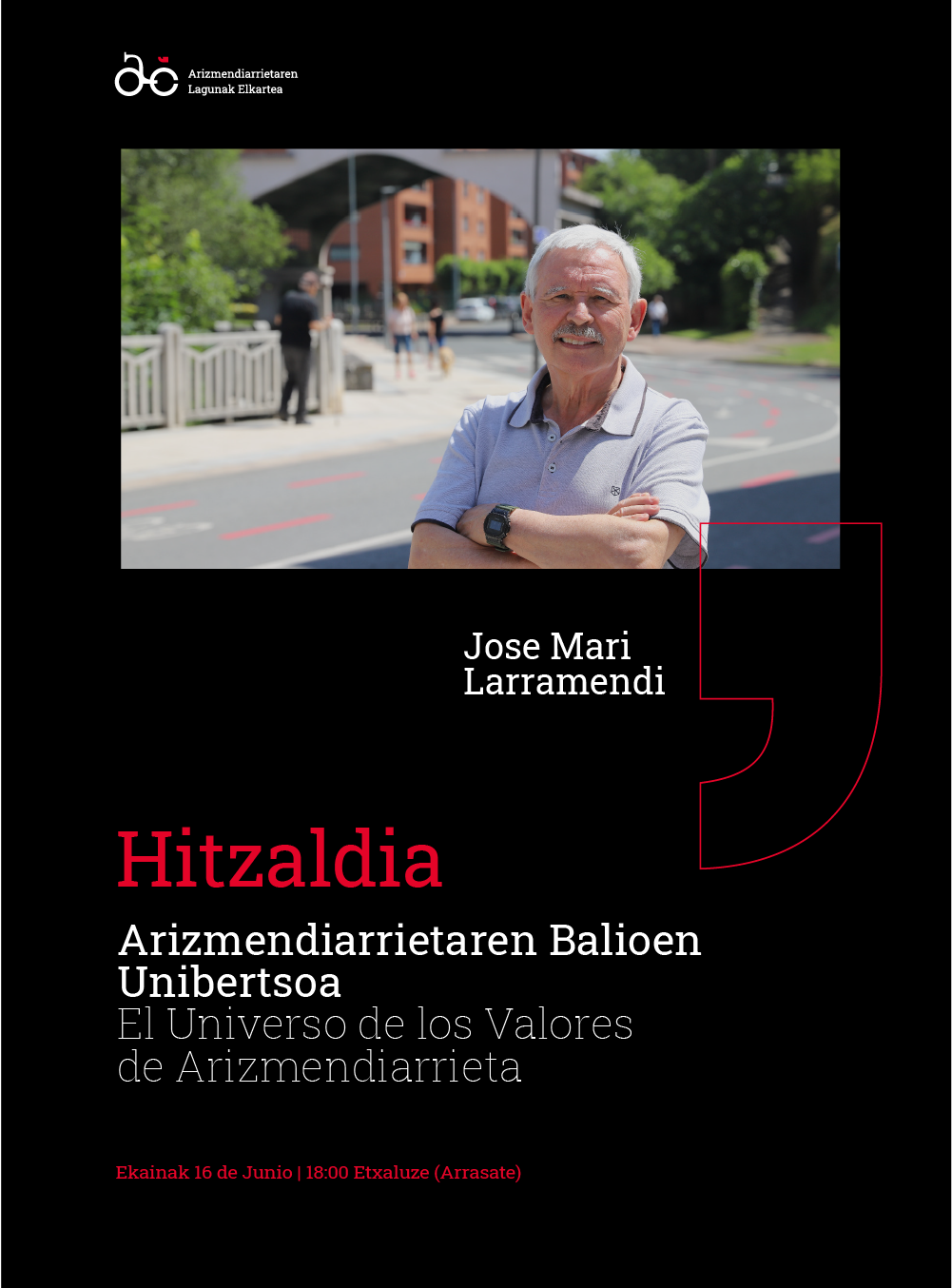 Arizmendiarrietaren Balioen Unibertsoa” hitzaldia