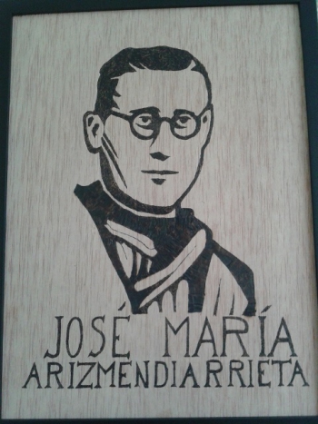 Don José Maria retratado por alumnos de Mondragon Unibertsitatea