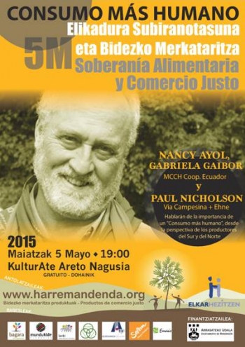 “CONSUMO MAS HUMANO” Comercio Justo y   soberanía Alimentaria